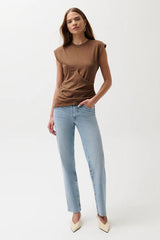 Pistola Aleks Mid Rise Straight Jean