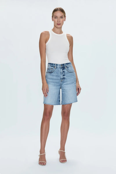 Pistola Kaylee High Rise Pinched Loose Straight Short