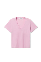 PerfectWhitetee Hendrix Cotton SS Boxy V-Neck Tee