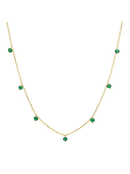 Tai Green Drop Necklace