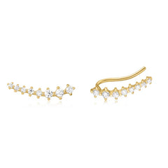 Elizabeth Stone Cosmic Climber Earrings