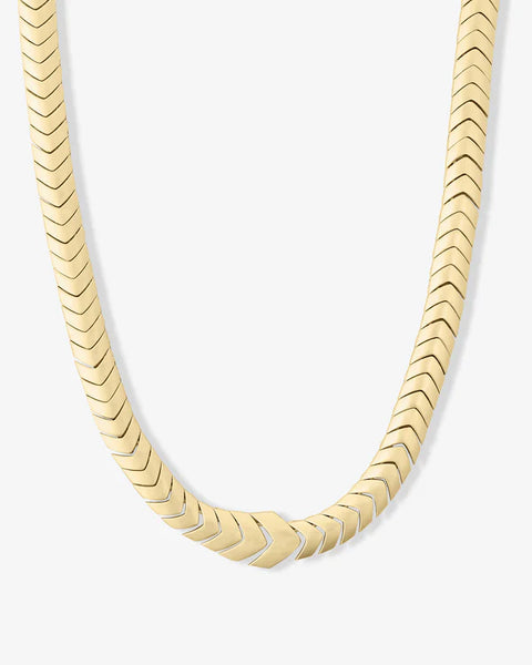 Melinda Maria Serpent Herringbone Collar 16'