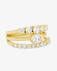 Melinda Maria She's So Stacked Ring