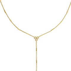 Brenda Grands Shiny Lariat Necklace