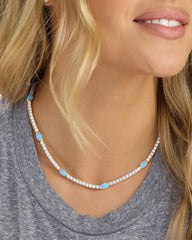 Melinda Maria The Maven Tennis Necklace
