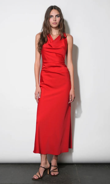 Greylin Yasmine Twist Strap Maxi Dress