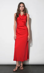 Greylin Yasmine Twist Strap Maxi Dress