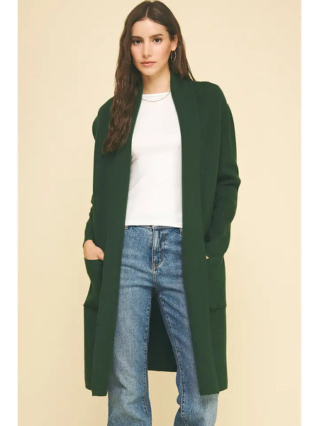 Pinch Open Knit Cardigan