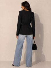 CA Muse Tie-Waist Blazer