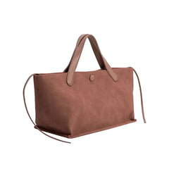 Melie Bianco Jill Mauve Suede Recycled Vegan Tote Bag