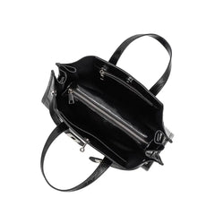 Melie Bianco Sutton Black Recycled Vegan Leather Toto Bag
