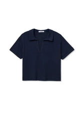perfectwhitetee Charlie Tennessee Jersey Collar Shirt