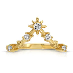 Elizabeth Stone Starlit Tiara Ring