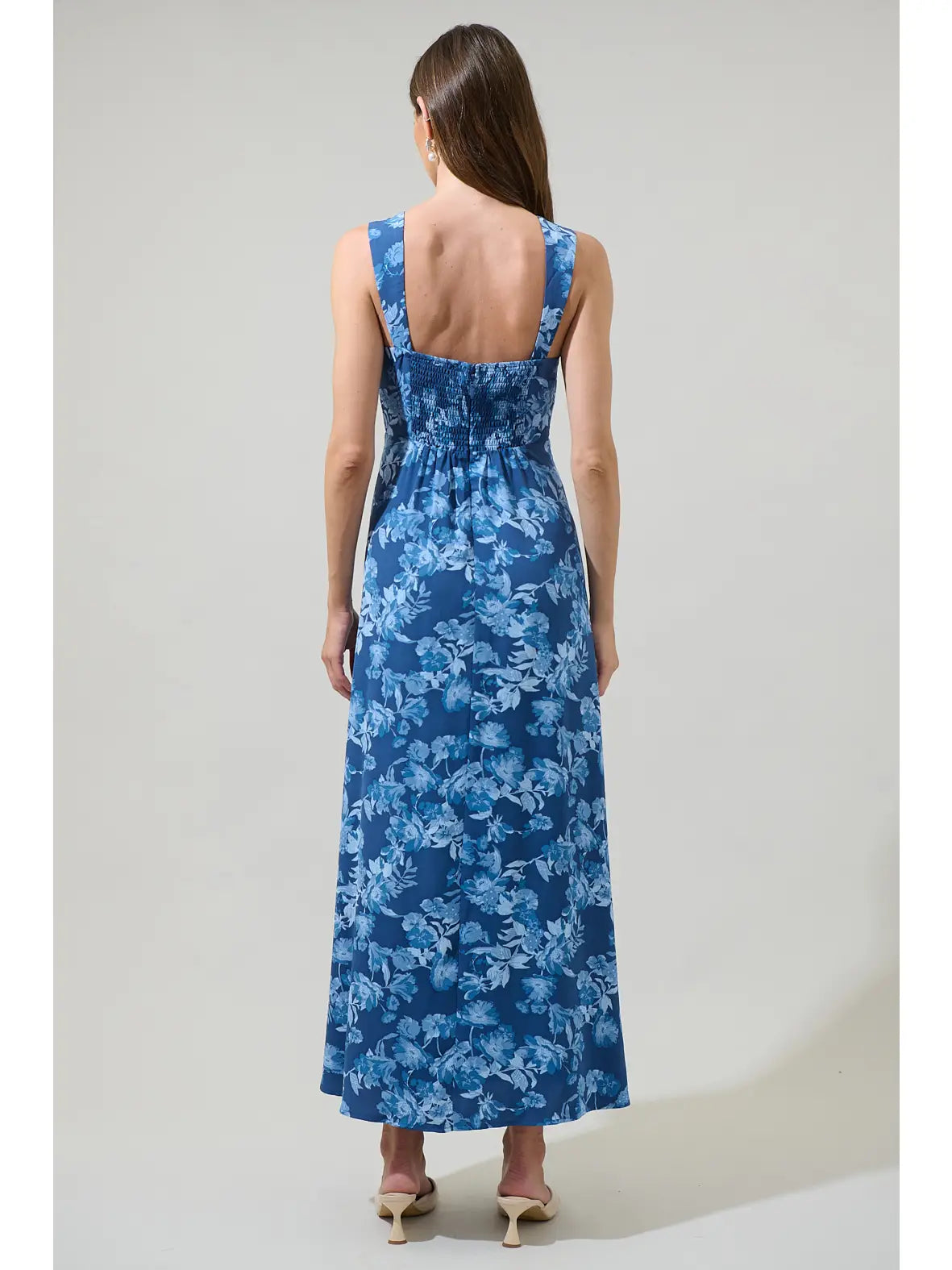 SugarLips Bary Floral Smocked Maxi Dress Urban Minx SugarLips Bary Floral Smocked Maxi Dress Urban Minx