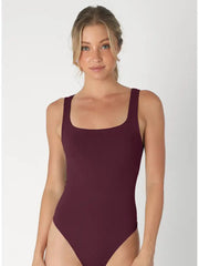 NikiBiki Clean Line Square Neck Bodysuit