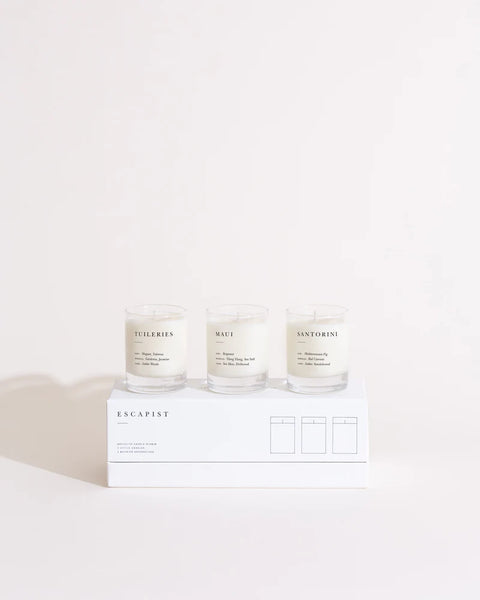 BROOKLYN CANDLE ESCAPIST SET-VOTIVE SET : ONE SIZE