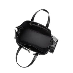 Melie Bianco Sutton Black Recycled Vegan Leather Toto Bag