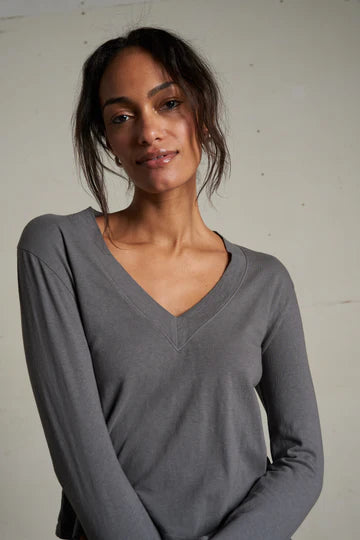 Perfectwhitetee Fiona L/S V-Neck