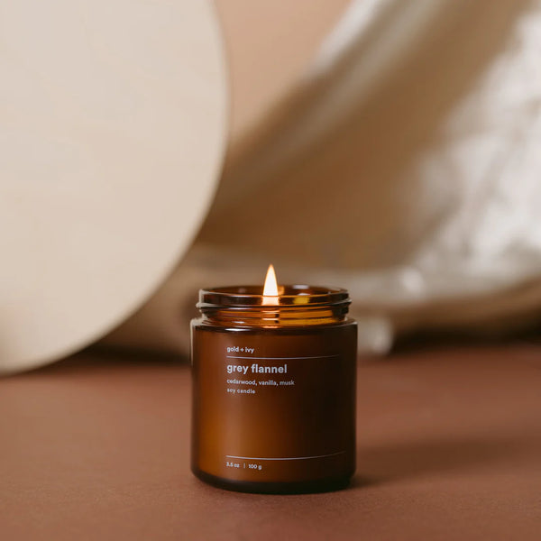 GOLD + IVY GREY FLANNEL 7.5