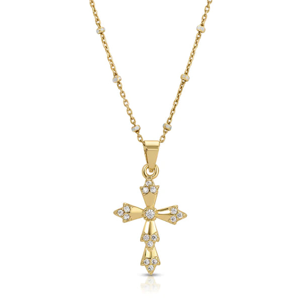 Joy DraveckyMaiden Cross Necklace