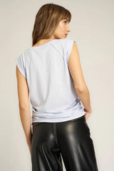 Project Social T Upstate Exaggerated Shoulder Top