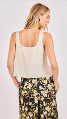 Sadie & Sage Last Cowl Neck Slvless Top