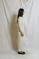 perfectwhitetee Eliana Loop Terry Capri Pant