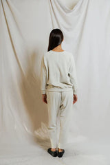 perfectwhitetee Saylor Loop Terry Sweater