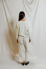 perfectwhitetee Eliana Loop Terry Capri Pant