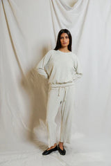 perfectwhitetee Saylor Loop Terry Sweater
