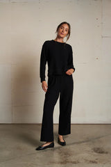 Perfectwhitetee Selma Brushed Sweater Jersey Pullover