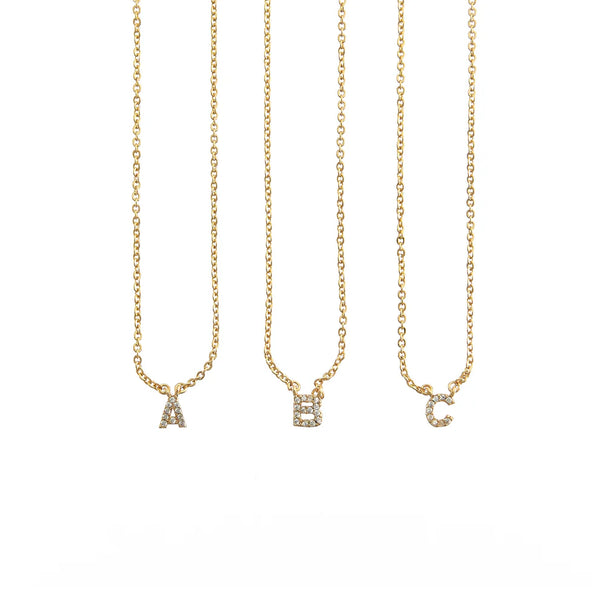Brenda Grands Jewelry Shiny  Initial Necklace