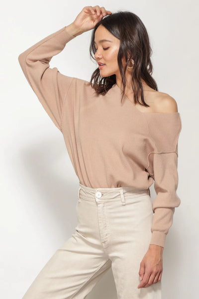 Line & Dot Favorite Off The Shoulder Sweater
