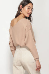 Line & Dot Favorite Off The Shoulder Sweater