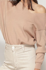 Line & Dot Favorite Off The Shoulder Sweater