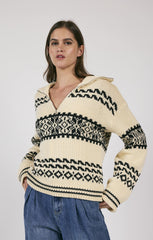 Sage The Label Great Outdoors Half Zip Sweater