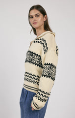 Sage The Label Great Outdoors Half Zip Sweater