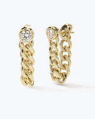 Melinda Maria Julian Soft Chain Hoops