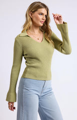 Sage The Label Times Like These Bell Sleeve Sweater