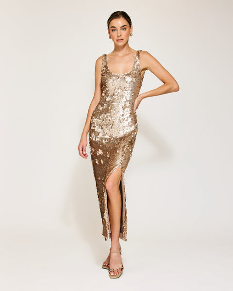 Line & Dot Nadia Sequin Dress