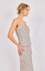 Sadie & Sage Luster Sequin Cami Top
