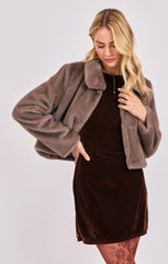 Sadie & Sage Penelope Short Faux Fur Coat