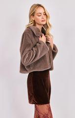 Sadie & Sage Penelope Short Faux Fur Coat