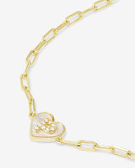 Melinda Maria Love Letters Heart Bracelet "P"