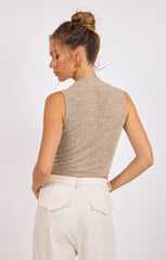 Sage The Label Corinne Ruched Knit Tank