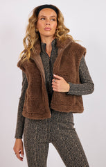 Sage The Label Winnie Faux Fur Vest