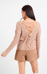 Sadie & Sage Fading West Geometric Sweater