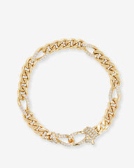 Melinda Maria Knot Figaro Chain Bracelet