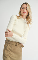 Sadie & Sage Bakery Ribbed Knit Sweater