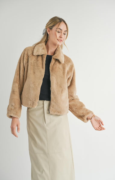 Sadie & Sage Libby Faux Fur Jacket